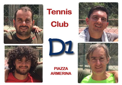 Piazza Armerina , Tennis - Promozione in D1 per la squadra dello storico Tennis Club
