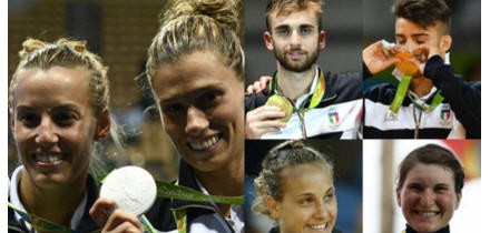 Italia da sogno: 2 ori, 2 argenti, 1 bronzo Azzurri terzi nel medagliere di Rio