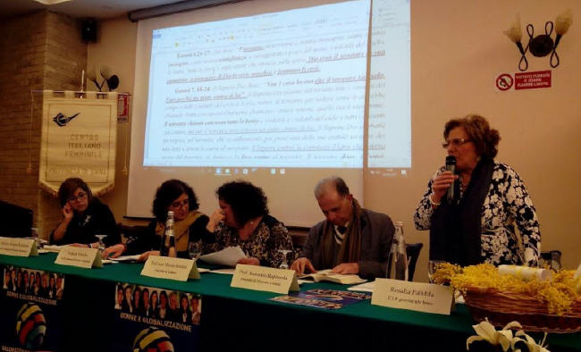 Piazza Armerina - Conferenza organizzata dalla sede provinciale del CIF su donne e globalizzazione