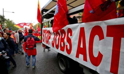Jobs act, la protesta della Fiom: sciopero generale di 8 ore a novembre