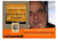 Piazza Armerina -  Poesia, Filippo Minacapilli presenta il libro Magia di luce in versi