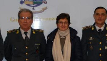 Enna -  Il Prefetto la Dr.ssa Leonardi visita il Comando Provinciale della Guardia di Finanza