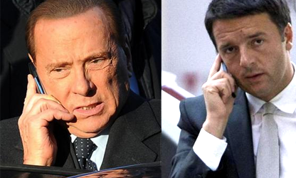 Incontro Renzi-Berlusconi sull'Italicum: accordo a met, intesa su premio al 40%